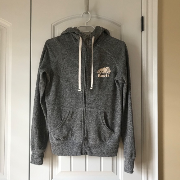 Roots Original Salt and Pepper Full Zip Hoodie - Picture 2 of 8